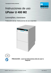 Meiko UPster U 400 M2 Instrucciones De Uso