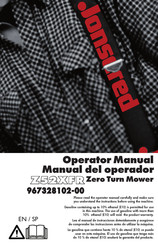 Jonsered Z52XFR Manual Del Operador