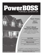 Briggs & Stratton PowerBoss 030217 Manual Del Propietário