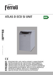 Ferroli ATLAS D ECO SI UNIT Instrucciones De Uso