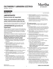 Sun joe MTS-TJ16E Manual Del Operador