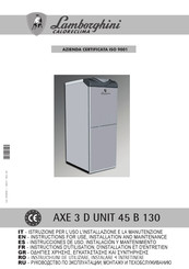 Lamborghini Caloreclima AXE 3 D UNIT 45 B 130 Instrucciones De Uso