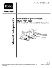 Toro Multi-Pro 1200 Manual Del Operador