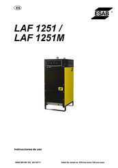 ESAB LAF 1251 Instrucciones De Uso