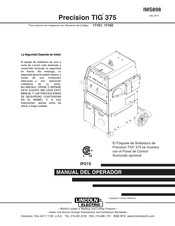 Lincoln Electric PRECISION TIG 375 Manual Del Operador