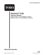 Toro Workman 2100 Manual Del Operador