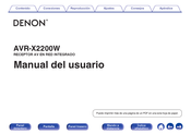 Denon AVR-X2200W Manual Del Usuario