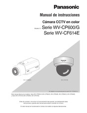 Panasonic WV-CP600/G Serie Manual De Instrucciones
