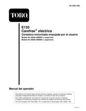 Toro toro Carefree E120 Manual Del Operador