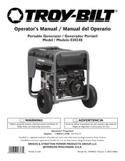 Troy-Bilt 030248 Manual Del Operario