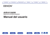 Denon AVR-X1300W Manual Del Usuario