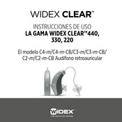 Widex CLEAR220 C4-m Instrucciones De Uso