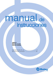 BALAY 3EB9.8.T Instrucciones De Uso