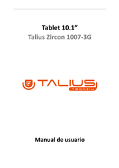 Talius Zircon 1007-3G Manual De Usuario