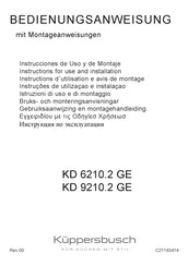 Kuppersbusch KD 6210.2 GE Instrucciones De Uso Y De Montaje