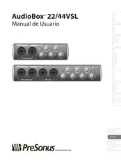 PRESONUS AudioBox 22VSL Manual De Usuario