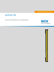 SICK deTec4 Instrucciones De Uso