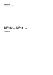 Gaggenau DF480 Instrucciones De Uso