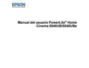 Epson PowerLite Home Cinema 5040UB Manual Del Usuario