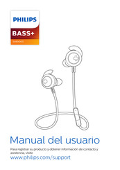 Philips BASS+ SHB4305 Manual Del Usuario