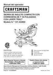 Craftsman 137.322850 Manual Del Operador