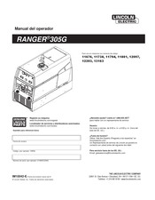 Lincoln Electric RANGER 305G Manual Del Operador