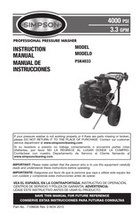 Simpson PSK4033 Manual De Instrucciones