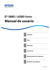 Epson L6580 Serie Manual De Usuario