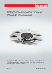 Miele KM 3034 Instrucciones De Manejo Y Montaje