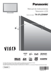 Panasonic Viera TX-37LZD800F Manual De Instrucciones