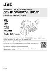 JVC GY-HM600U Manual De Instrucciones