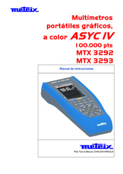 Metrix MTX 3293 Manual De Instrucciones