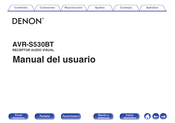 Denon AVR-S530BT Manual Del Usuario