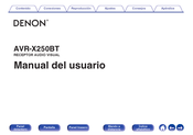 Denon AVR-X250BT Manual Del Usuario
