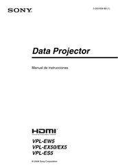 Sony VPL-EW5 Manual De Instrucciones