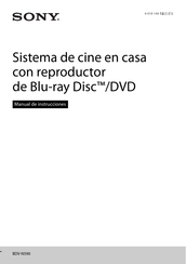 Sony BDV-N590 Manual De Instrucciones