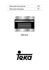 Teka MWE 32 BI Manual De Instrucciones