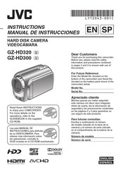 JVC GZ-HD320 Manual De Instrucciones