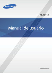 Samsung GT-S7710 Manual De Usuario