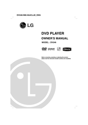 LG DV246-NM El Manual Del Propietario