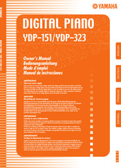 Yamaha YDP-151 Manual De Instrucciones