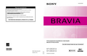 Sony BRAVIA KF-50E201A Manual De Instrucciones