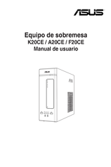 Asus F20CE Manual De Usuario