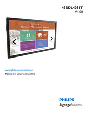 Philips SignageSolutions 43BDL4051T Manual Del Usuario