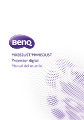 BenQ MX852UST Manual Del Usuario