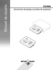 Mettler Toledo ICS466 Serie Manual De Usuario