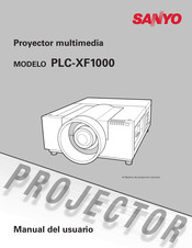 Sanyo PLC-XF1000 Manual Del Usuario