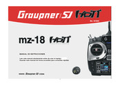 GRAUPNER SJ mz-18 HoTT Manual De Instrucciones