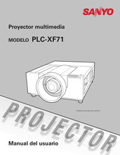 Sanyo PLC-XF71 Manual Del Usuario