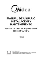 Midea RSJ-16/190S Manual De Usuario, Instalacion Y Mantenimiento